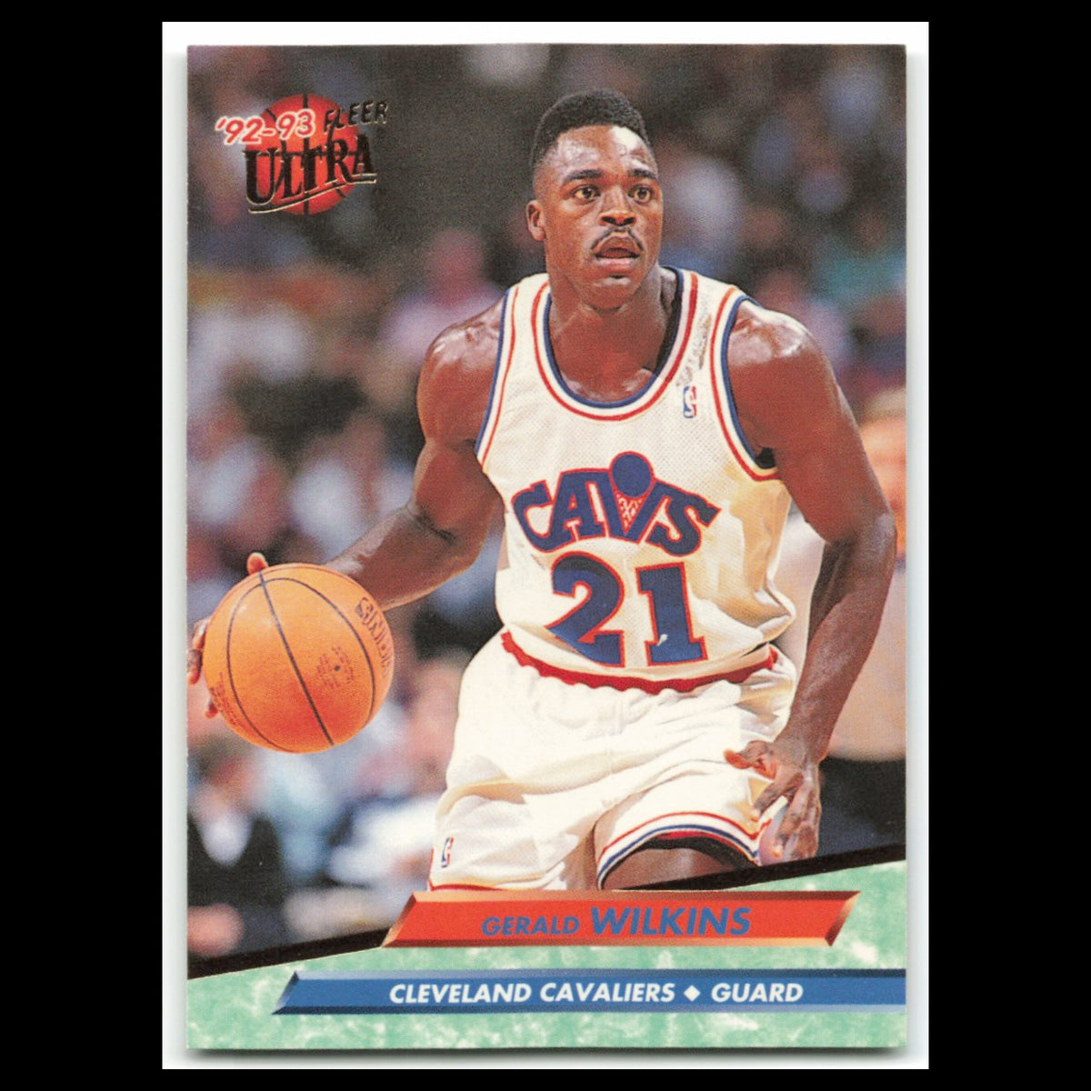 Gerald Wilkins #243 1992 Fleer Ultra Cleveland Cavaliers Basketball Card NBA NM