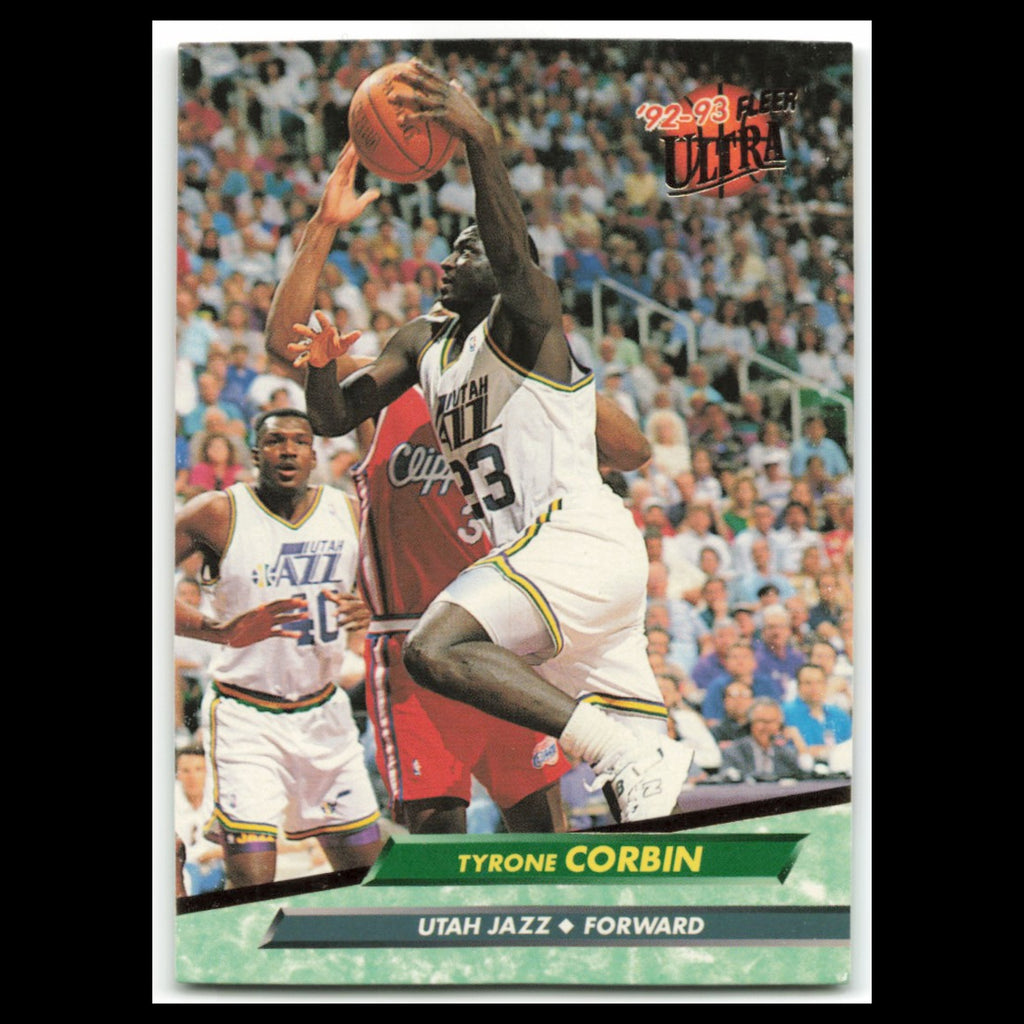 Tyrone Corbin #179 1992 Fleer Ultra Utah Jazz Basketball Card NBA NM