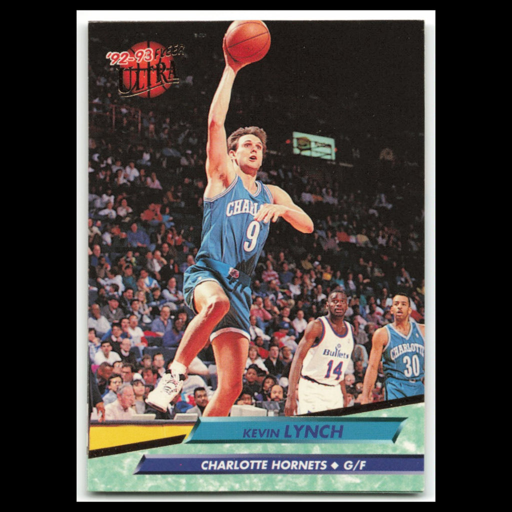 Kevin Lynch #233 1992 Fleer Ultra Charlotte Hornets Basketball Card NBA NM