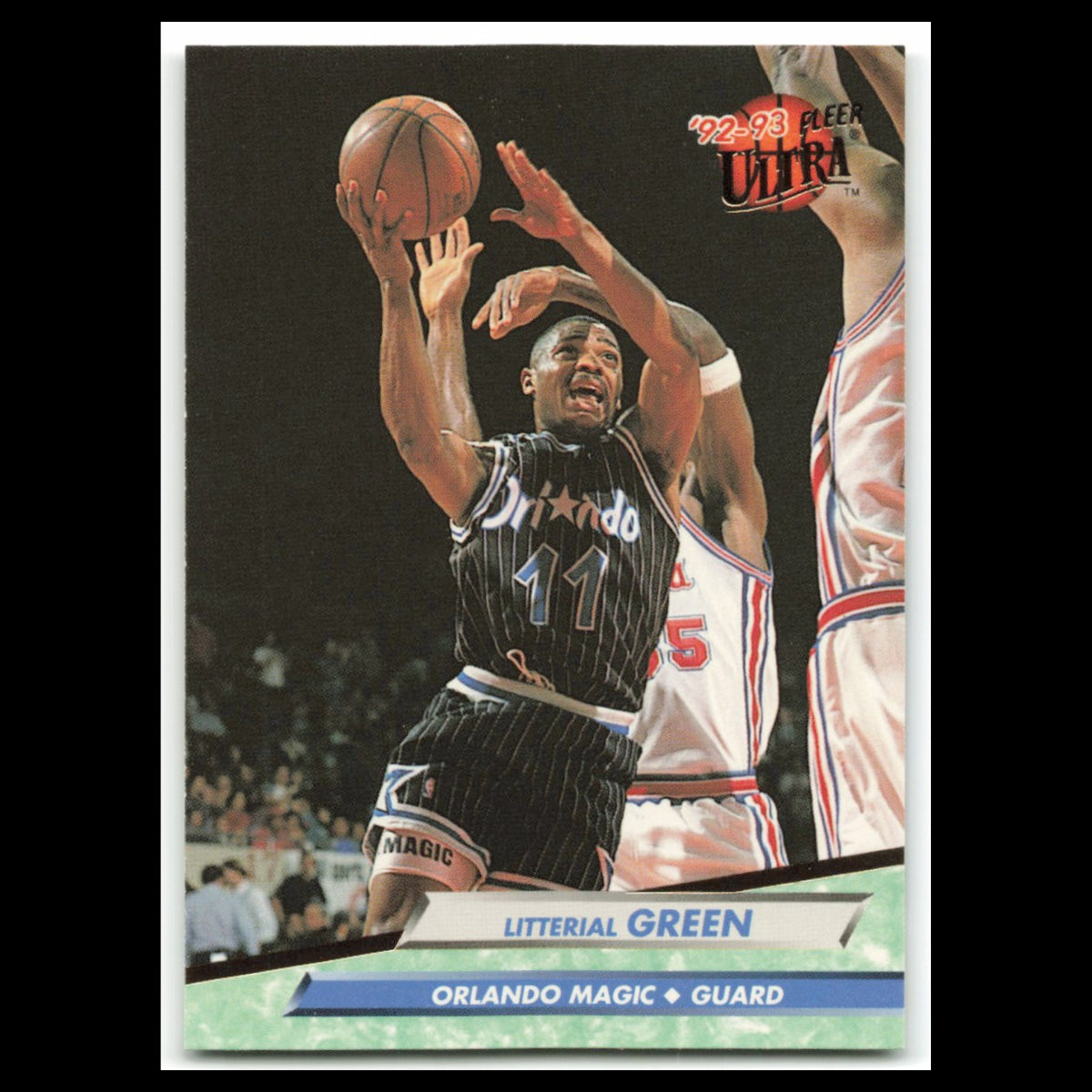 Litterial Green #325 1992 Fleer Ultra Orlando Magic Basketball Card NBA NM