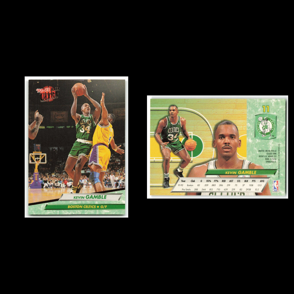 Kevin Gamble #11 1992 Fleer Ultra Boston Celtics Basketball Card NBA NM