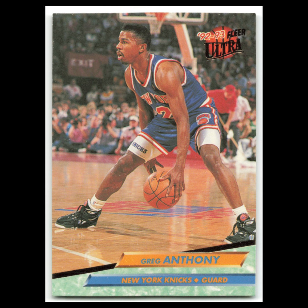 Greg Anthony #121 1992 Fleer Ultra New York Knicks Basketball Card NBA NM