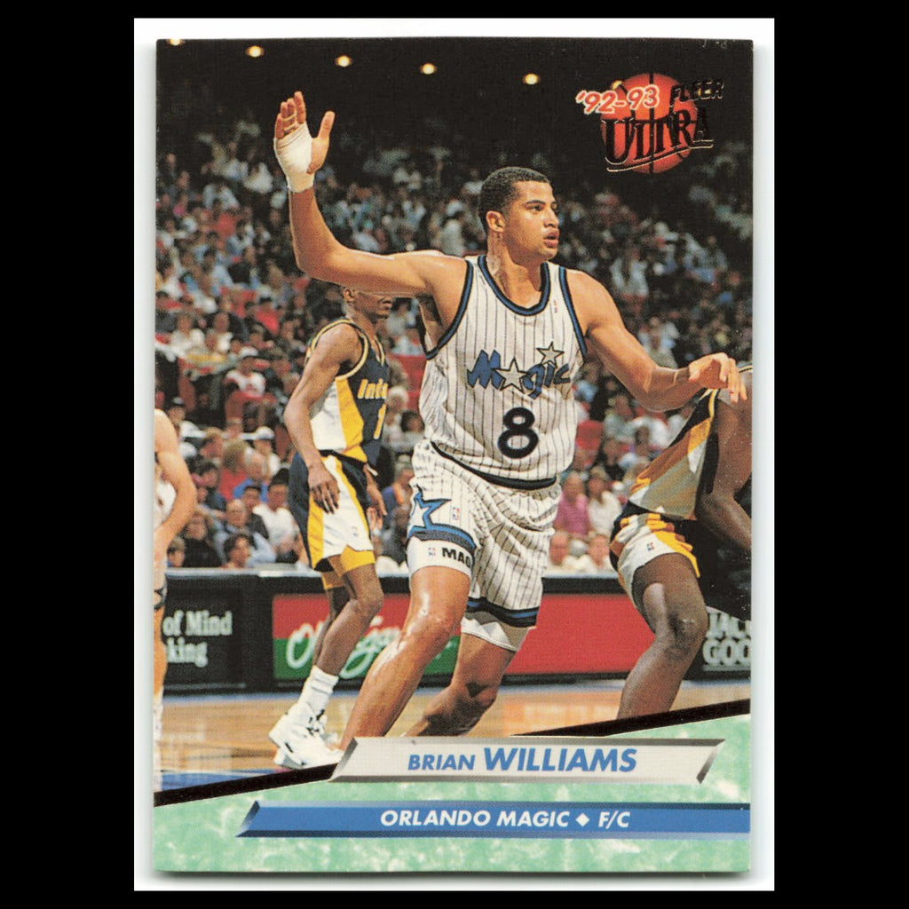 Brian Williams #134 1992 Fleer Ultra Orlando Magic Basketball Card NBA NM