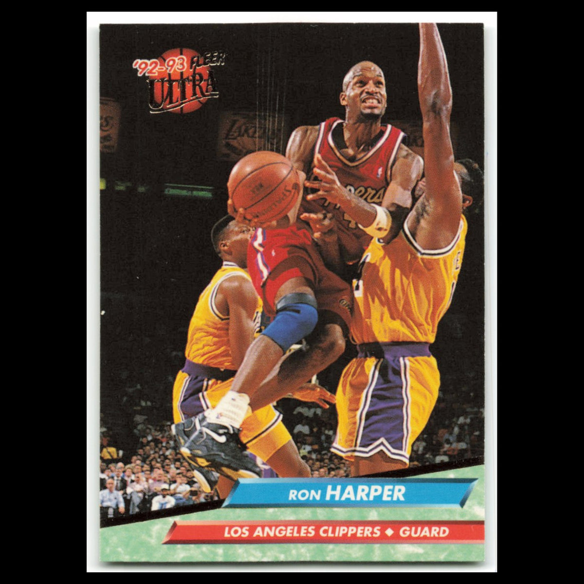 Ron Harper #83 1992 Fleer Ultra Los Angeles Clippers Basketball Card NBA NM