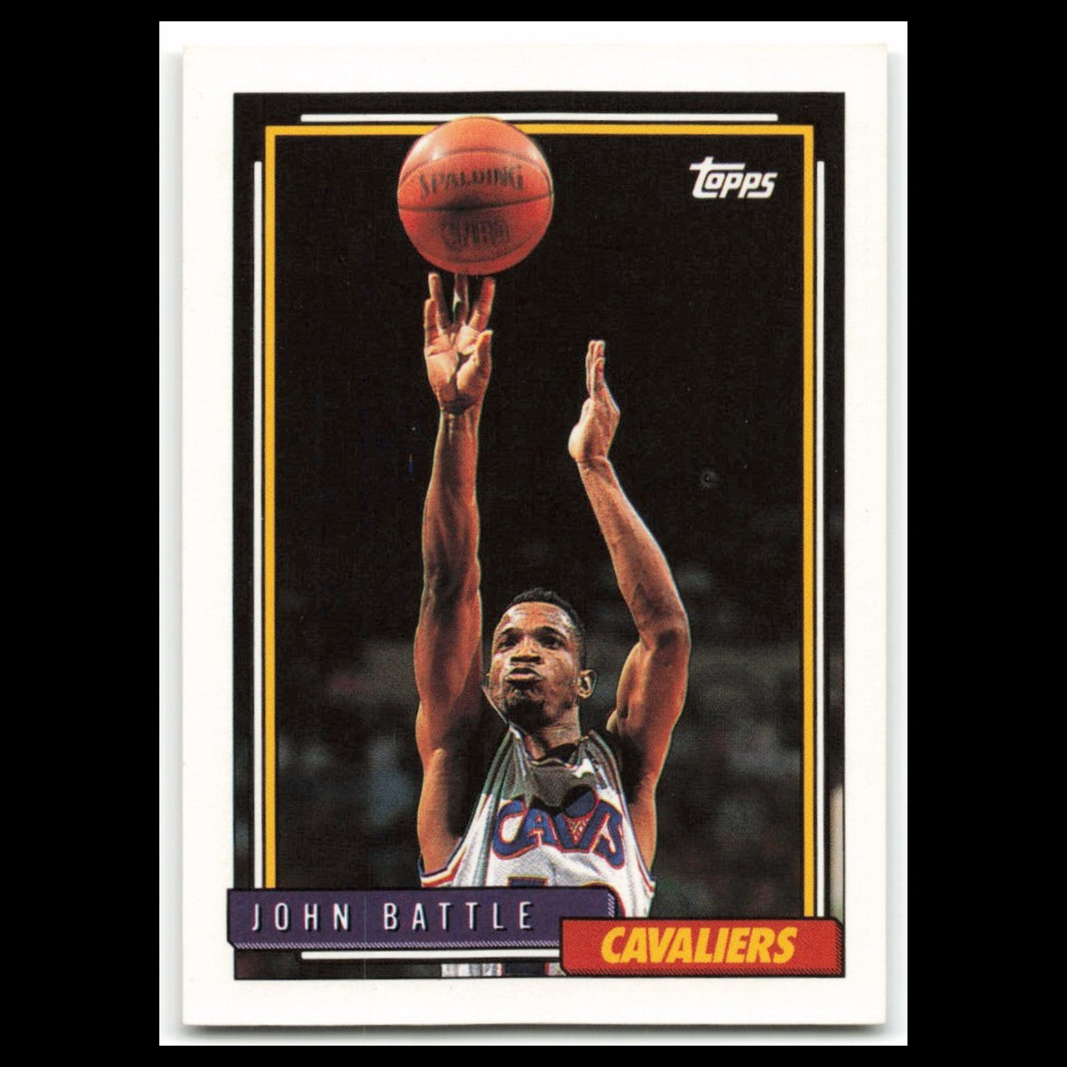 John Battle #275 1992 Topps Cleveland Cavaliers Basketball Card NBA NM