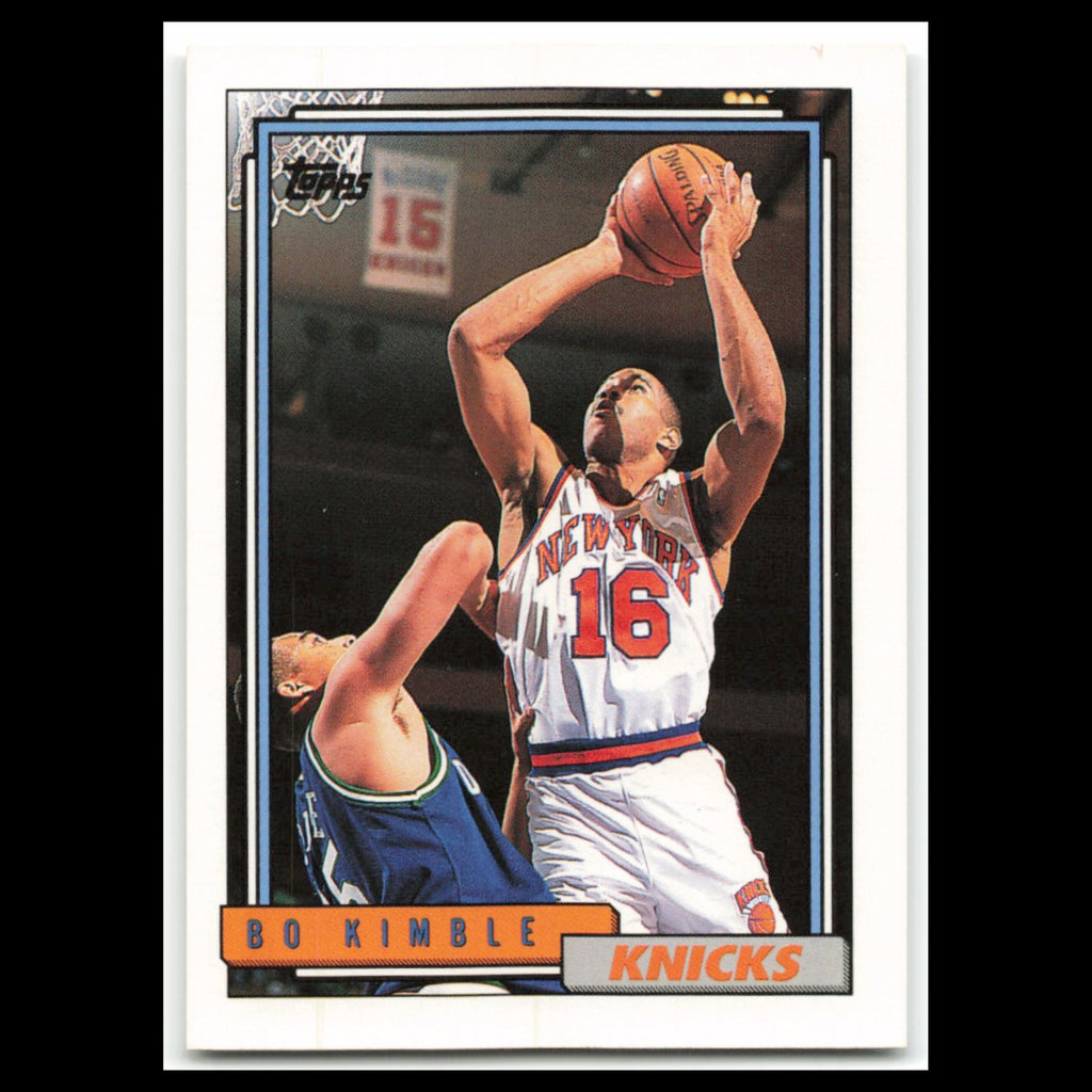 Bo Kimble #310 1992 Topps New York Knicks Basketball Card NBA NM