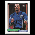 Tracy Moore Rookie #336 1992 Topps Dallas Mavericks Basketball Card NBA NM