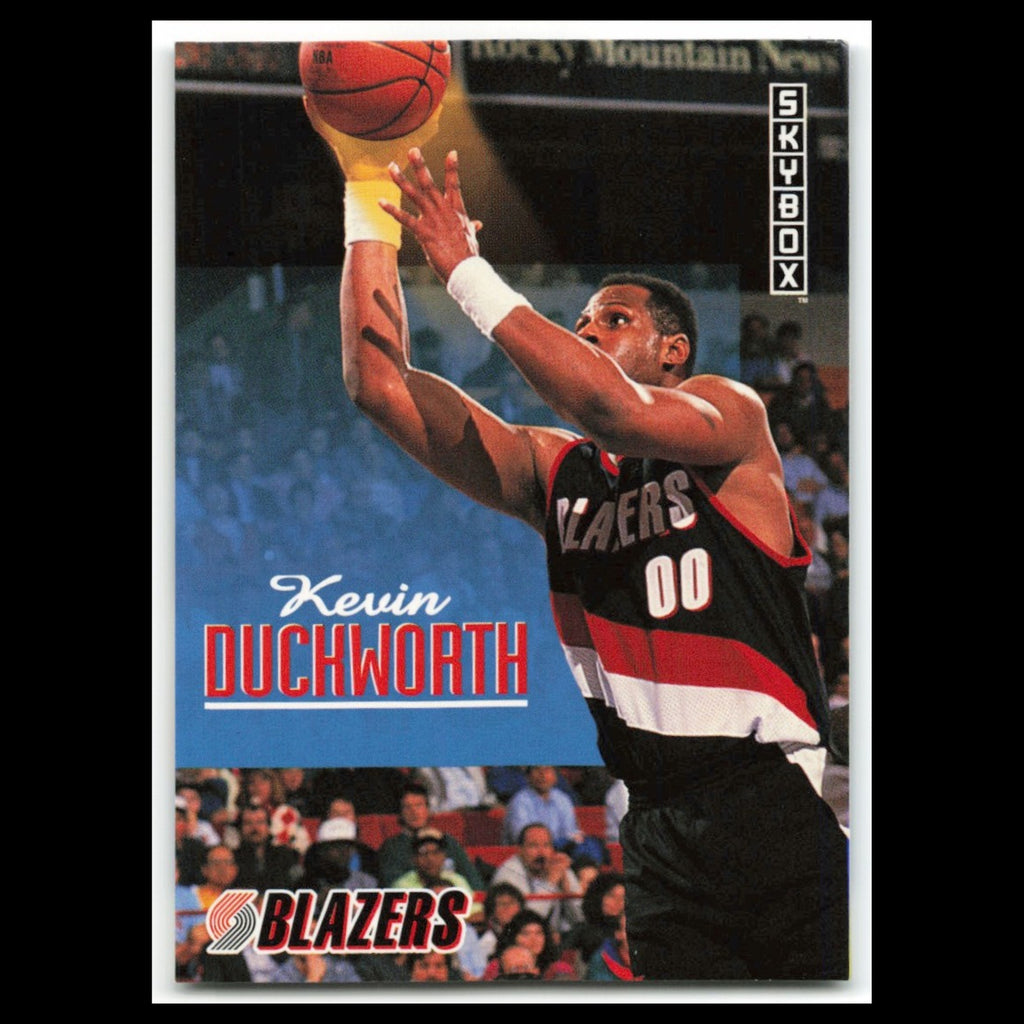 Kevin Duckworth #202 1992 Skybox Portland Trail Blazers Basketball Card NBA NM