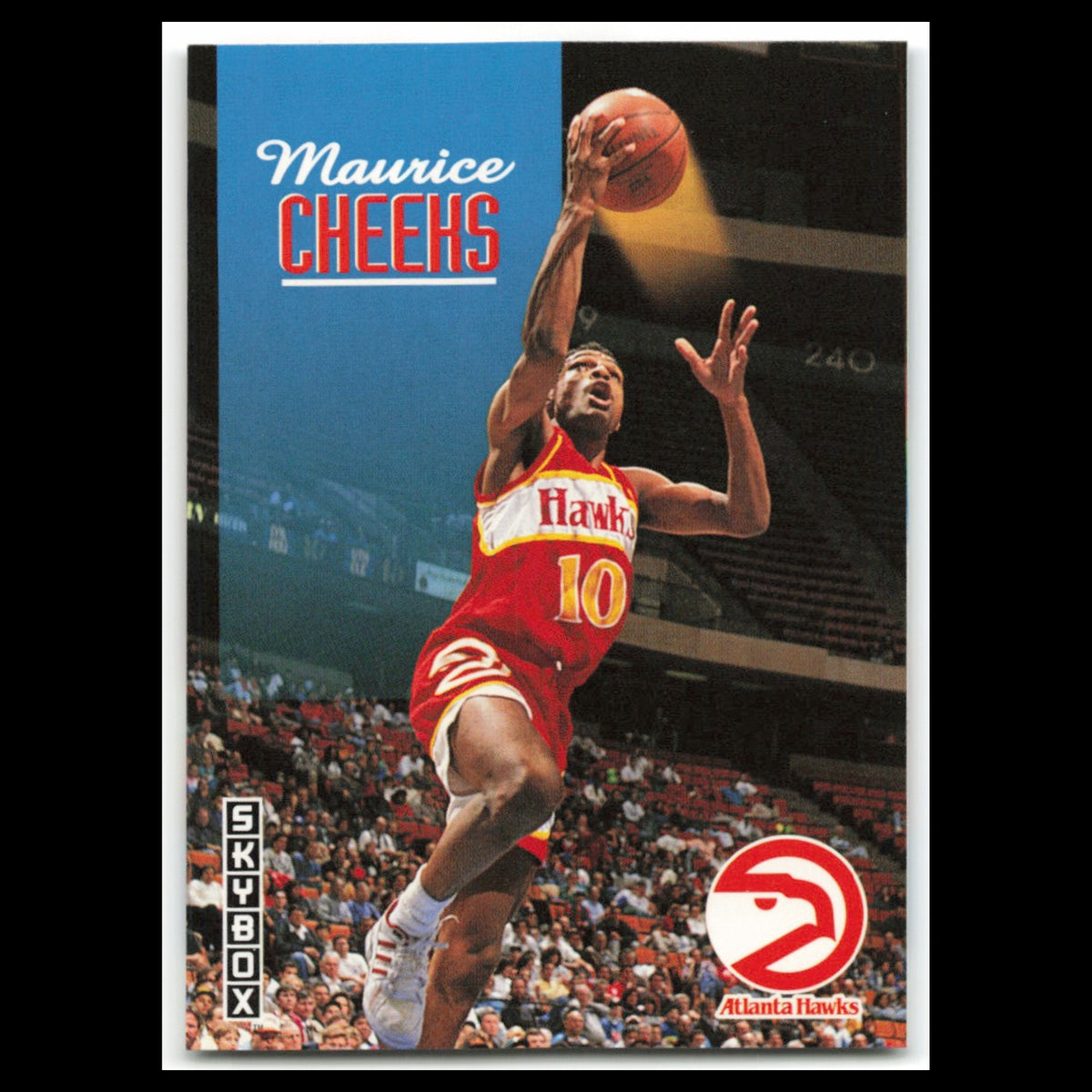 Maurice Cheeks #2 1992 SkyBox Atlanta Hawks Basketball Card NBA NM