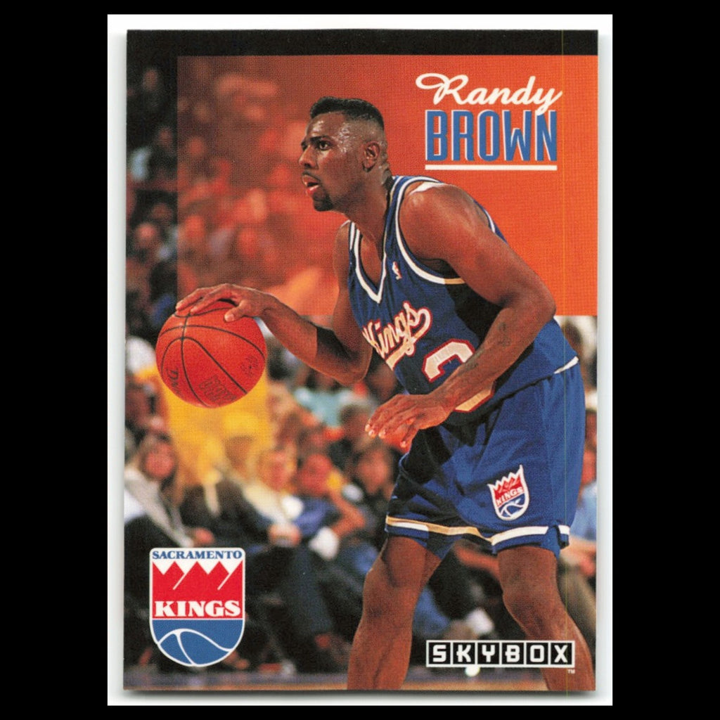 Randy Brown #209 1992 Skybox Sacramento Kings Basketball Card NBA NM