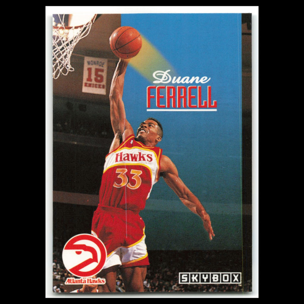 Duane Ferrell #3 1992 SkyBox Atlanta Hawks Basketball Card NBA NM