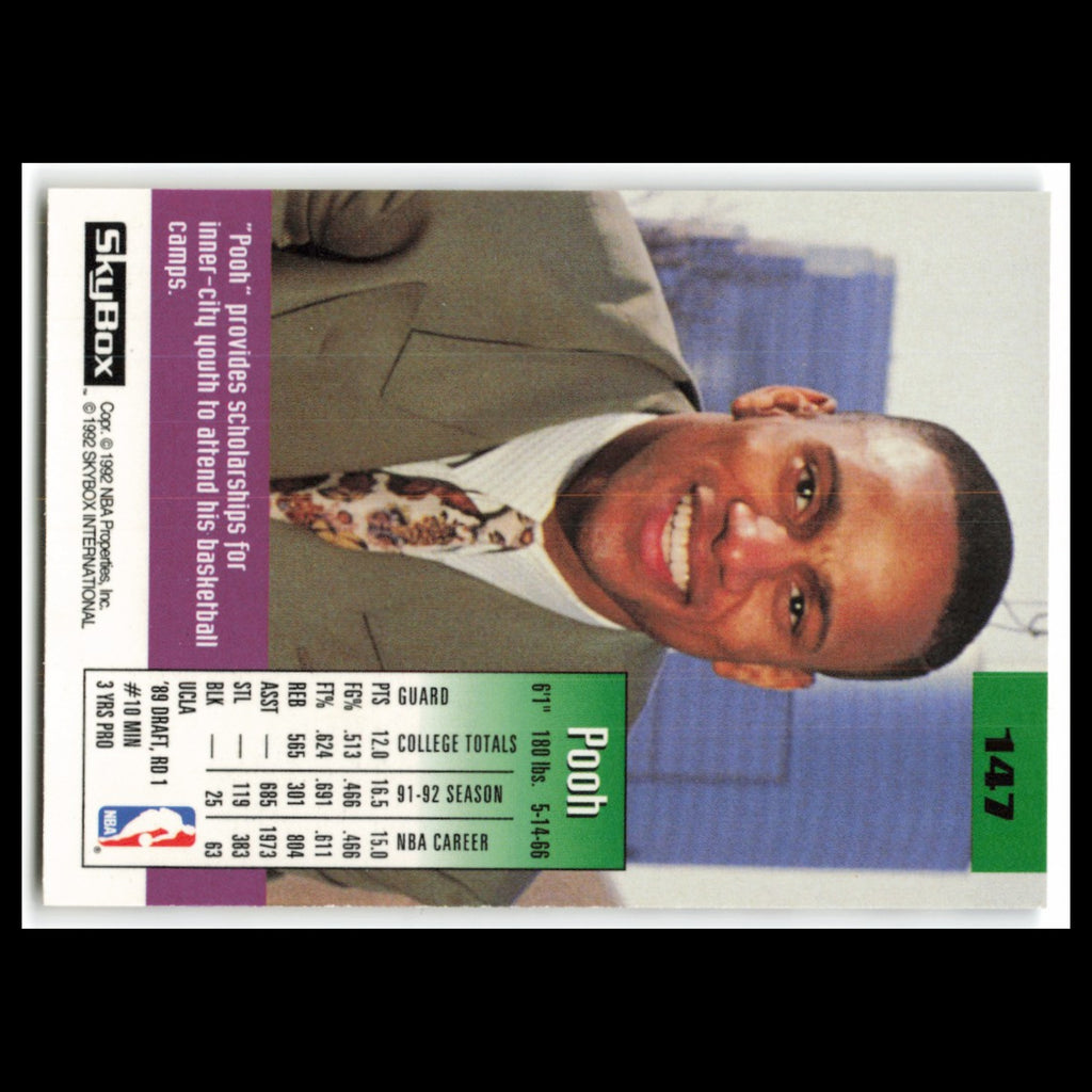 Jerome Richardson #147 1992 SkyBox Minnesota Timberwolves Basketball Card NBA NM