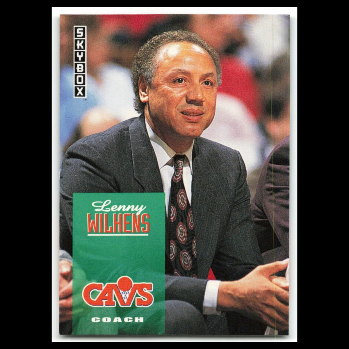Lenny Wilkens #259 1992 SkyBox Cleveland Cavaliers Basketball Card NBA NM