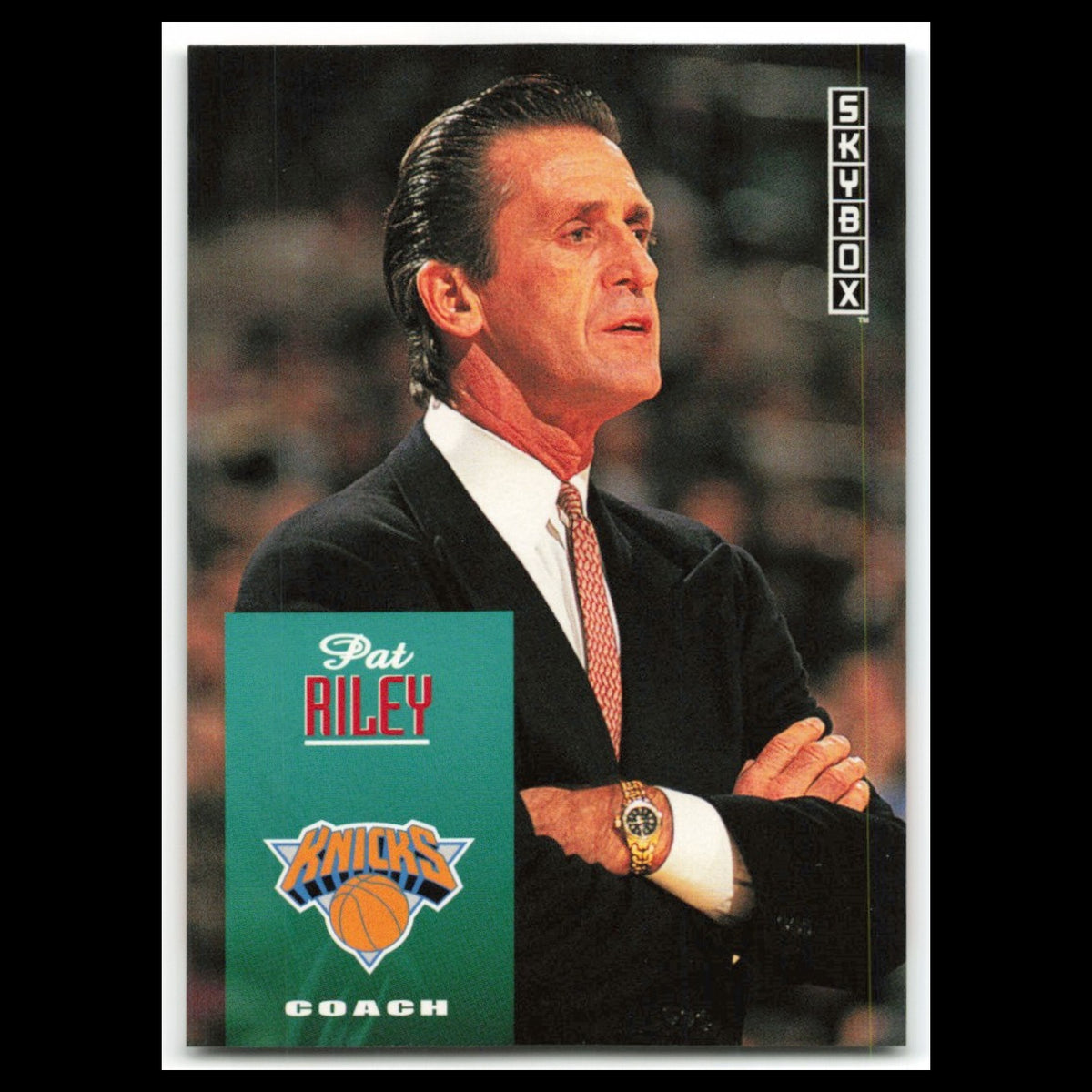Pat Riley #272 1992 SkyBox New York Knicks Basketball Card NBA NM
