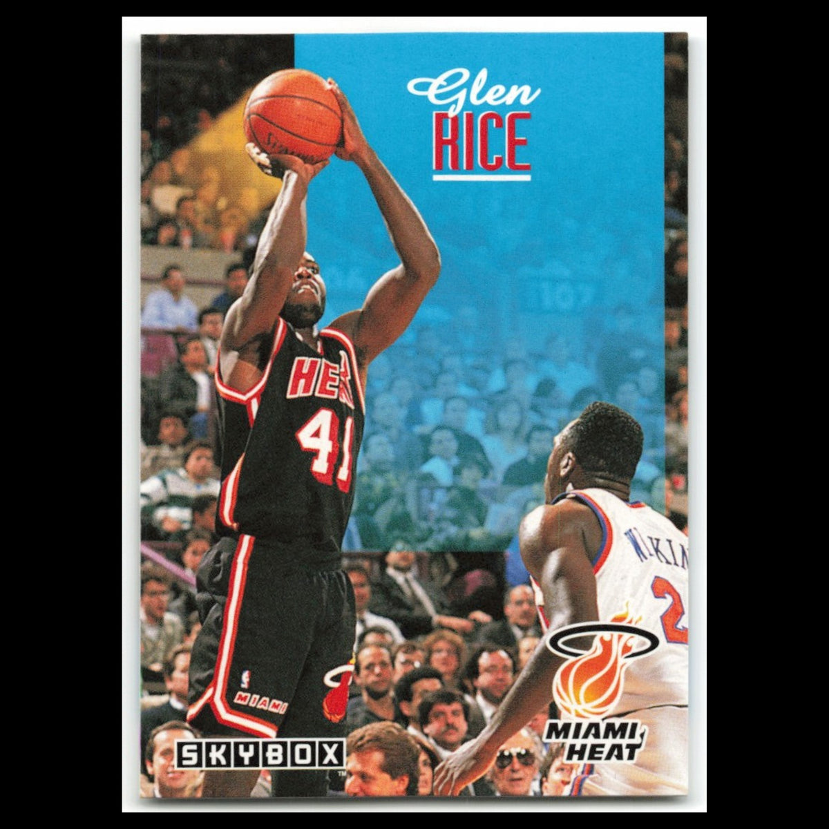 Glen Rice #128 1992 SkyBox Miami Heat Basketball Card NBA NM
