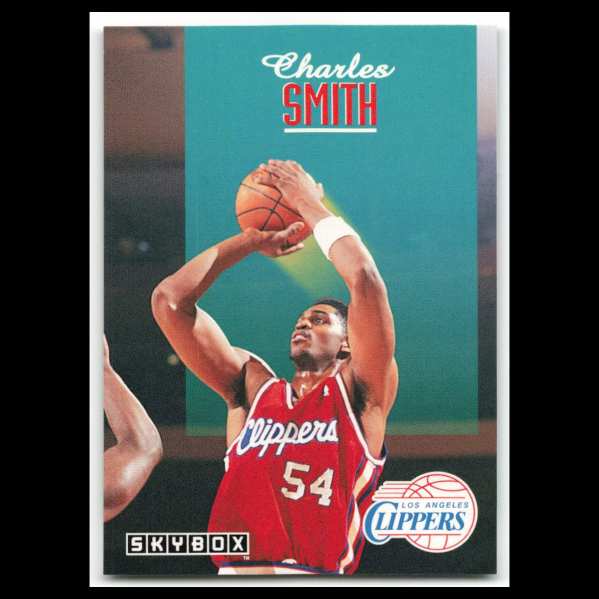 Charles Smith #111 1992 SkyBox Los Angeles Clippers Basketball Card NBA NM