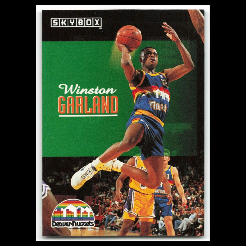 Winston Garland #59 1992 SkyBox Denver Nuggets Basketball Card NBA NM