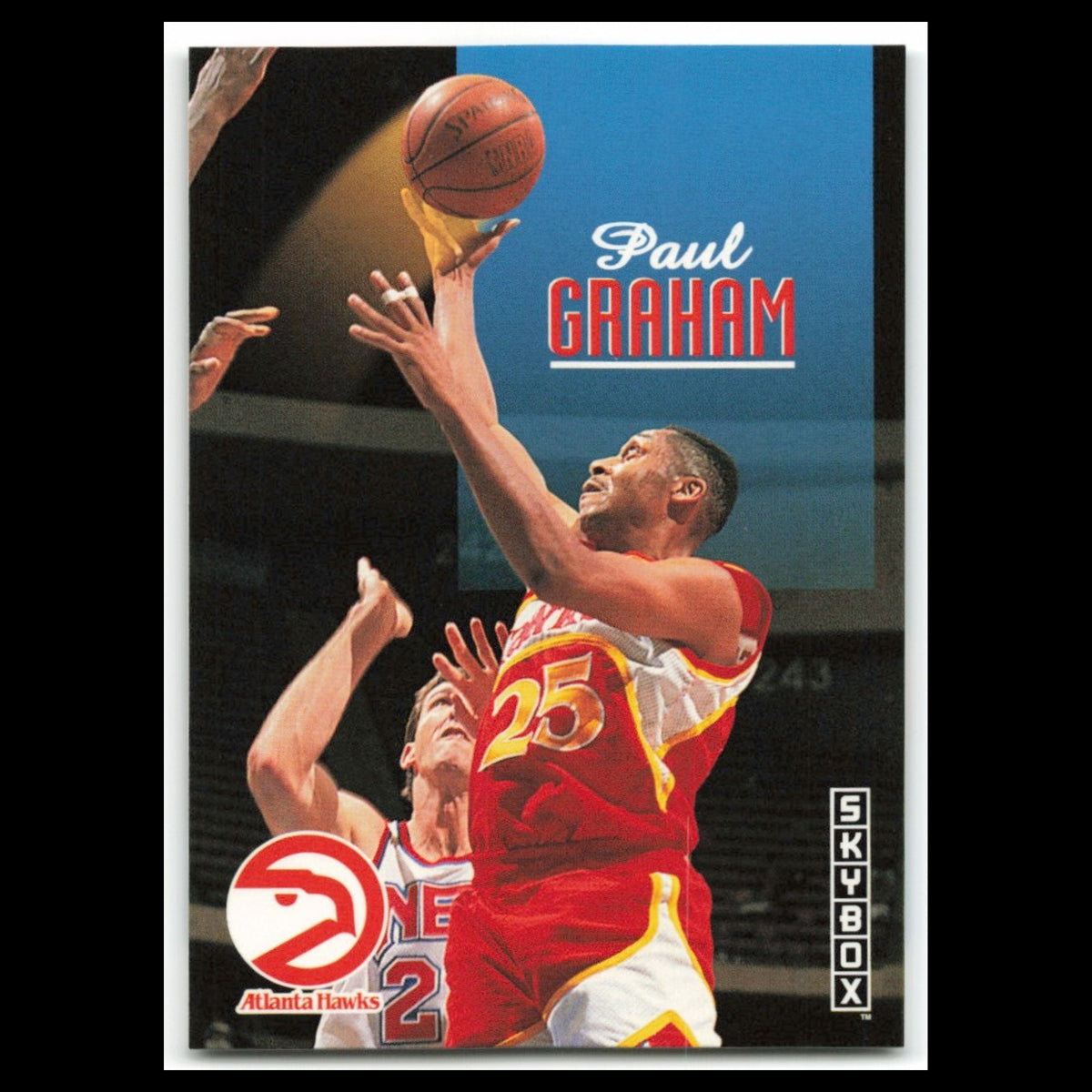 Paul Graham #4 1992 SkyBox Atlanta Hawks Basketball Card NBA NM