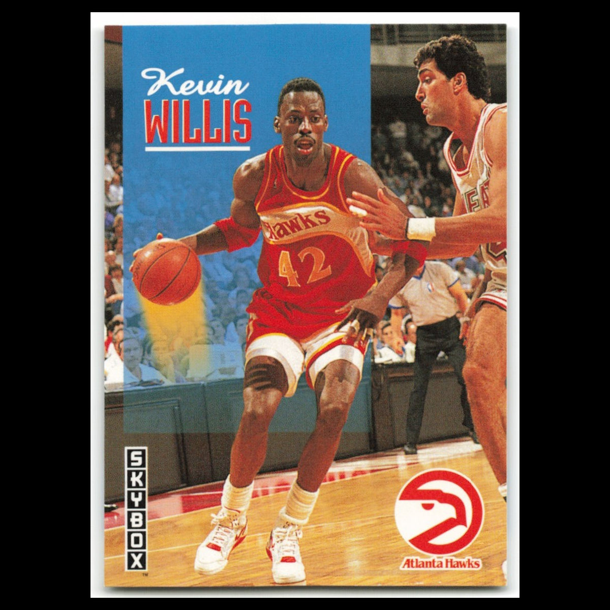 Kevin Willis #9 1992 SkyBox Atlanta Hawks Basketball Card NBA NM