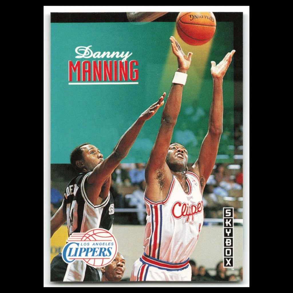Danny Manning #107 1992 SkyBox Los Angeles Clippers Basketball Card NBA NM