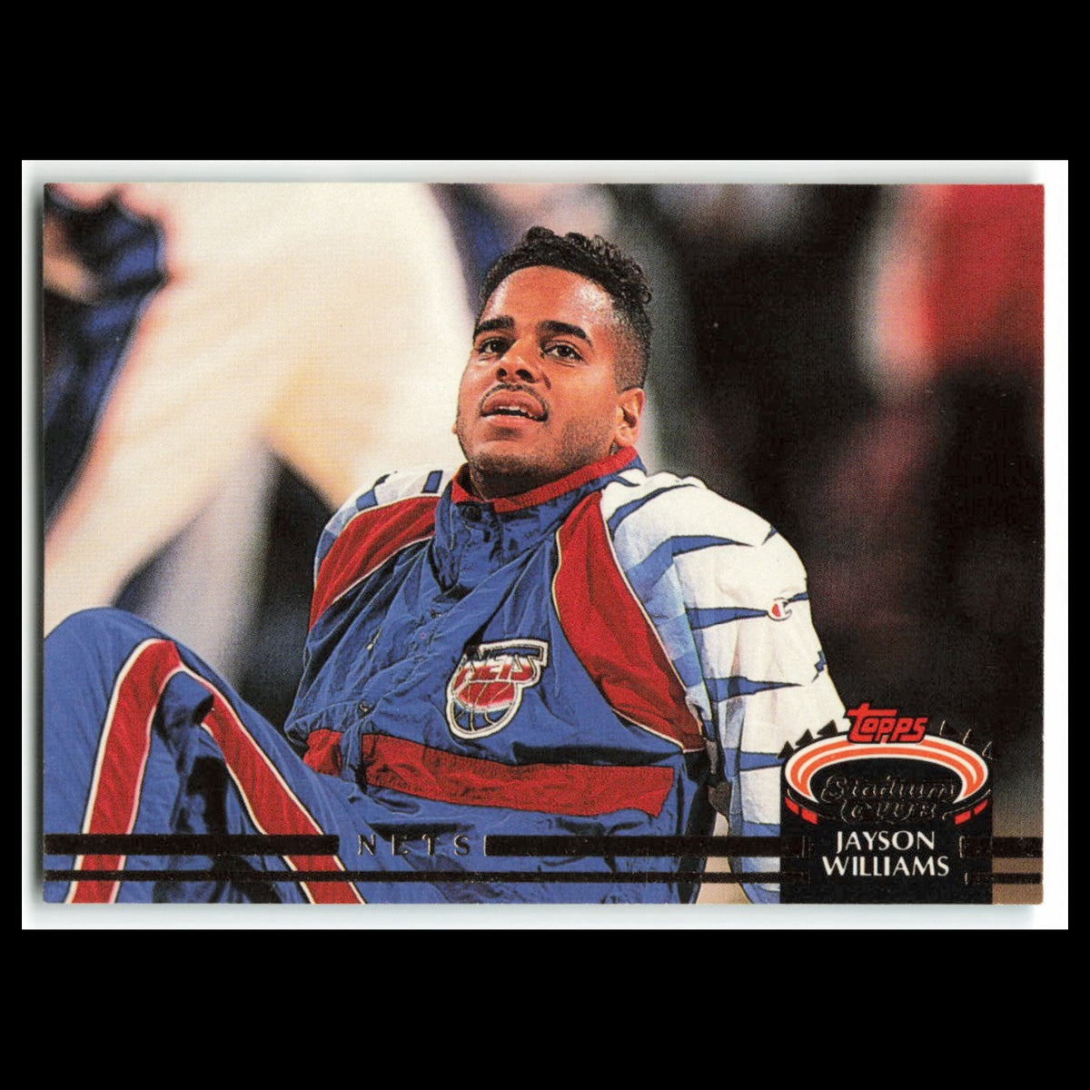 Jayson Williams #390 1992 Topps Stadium Club New Jersey Nets Basketball Card NBA
