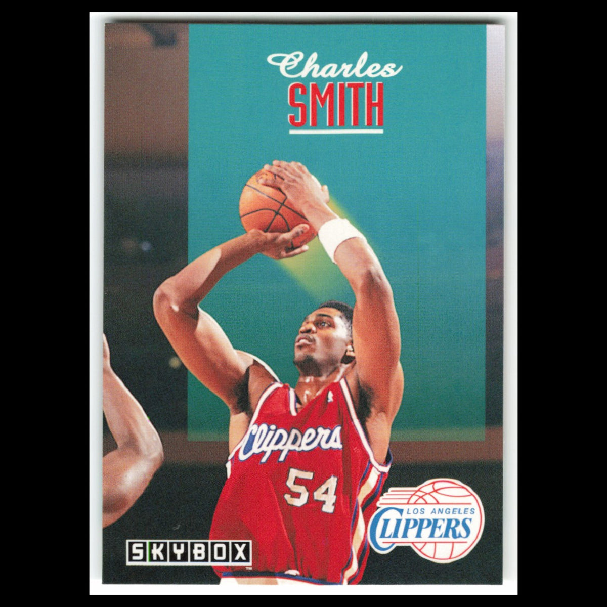Charles Smith #111 1992 SkyBox Los Angeles Clippers Basketball Card NBA NM