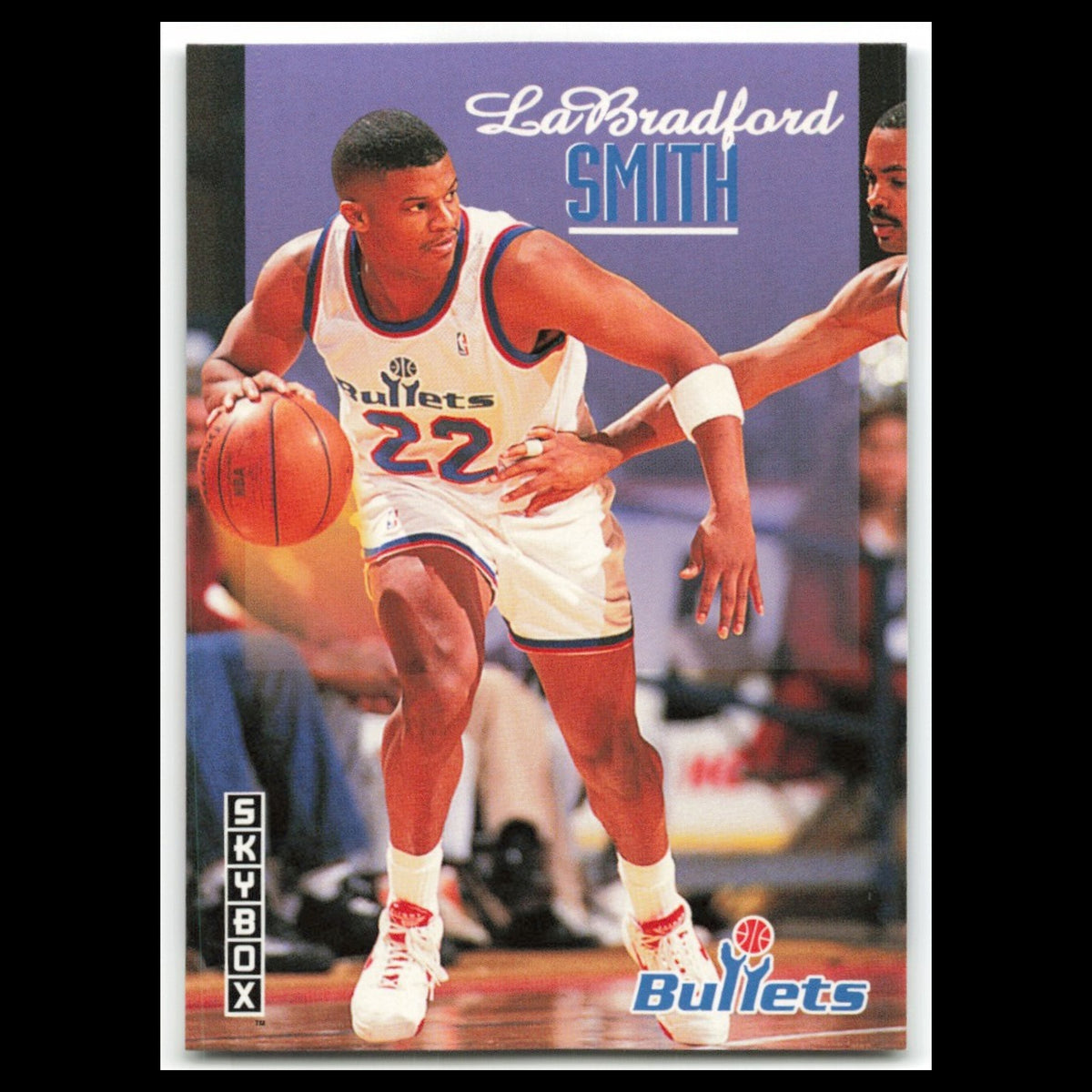 LaBradford Smith #253 1992 SkyBox Washington Bullets Basketball Card NBA NM