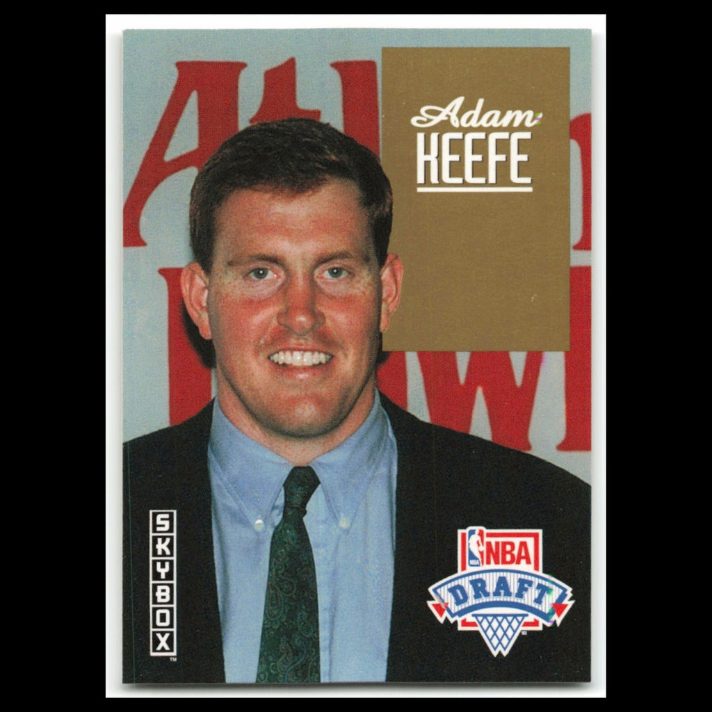 Adam Keefe Rookie #DP10 1992 SkyBox Draft Picks Atlanta Hawks Basketball Card NM