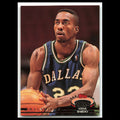 Steve Bardo Rookie #335 1992 Topps Stadium Club Dallas Mavericks Basketball Card
