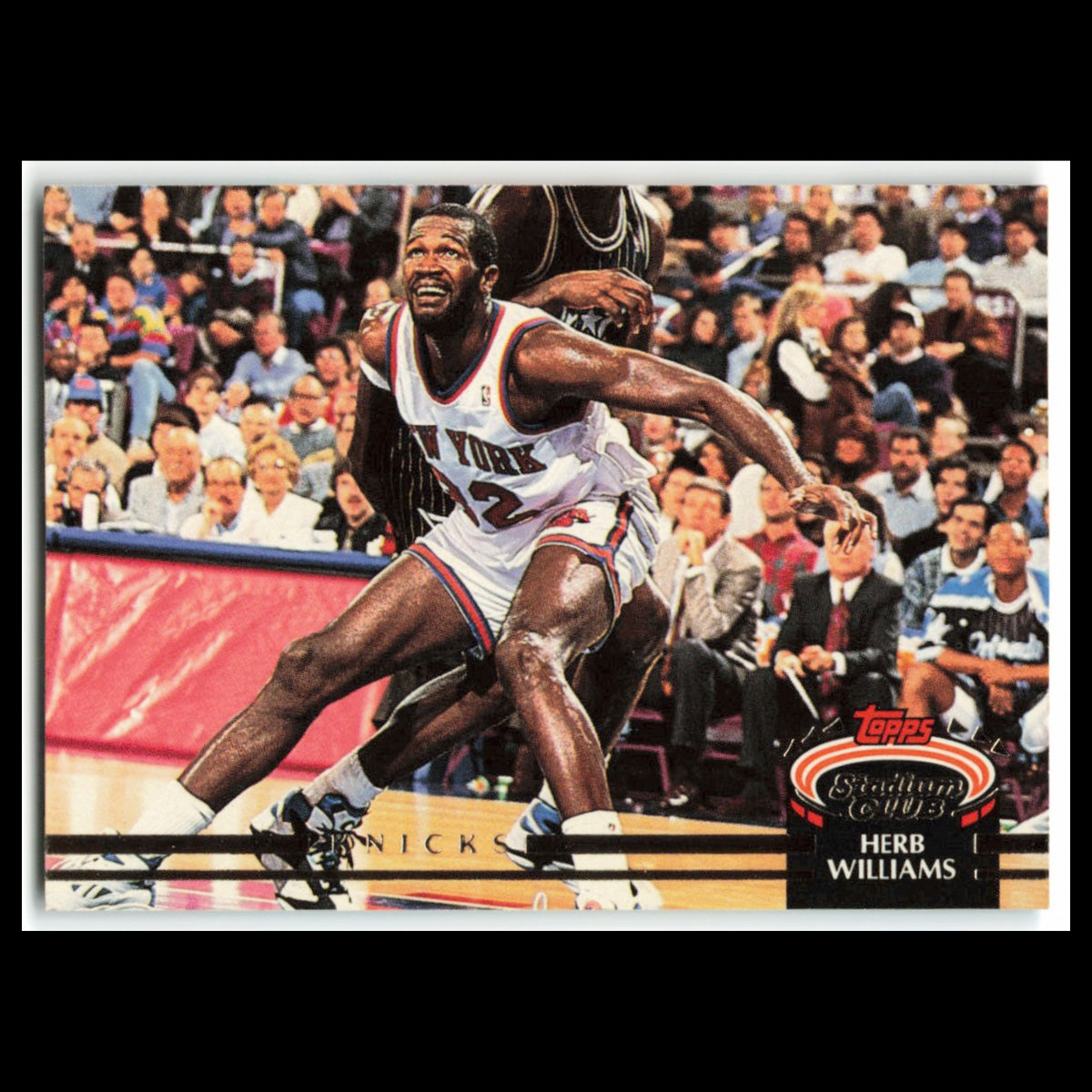 Herb Williams #354 1992 Topps Stadium Club New York Knicks Basketball Card NBA