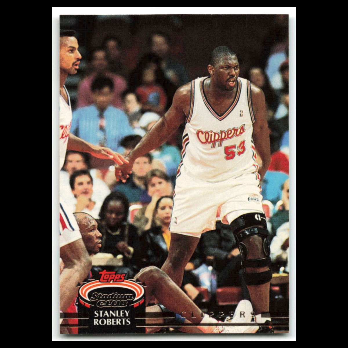 Stanley Roberts #351 1992 Topps Stadium Club Los Angeles Clippers Basketball NBA