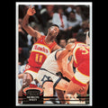 Morlon Wiley #283 1992 Topps Stadium Club Atlanta Hawks Basketball Card NBA NM