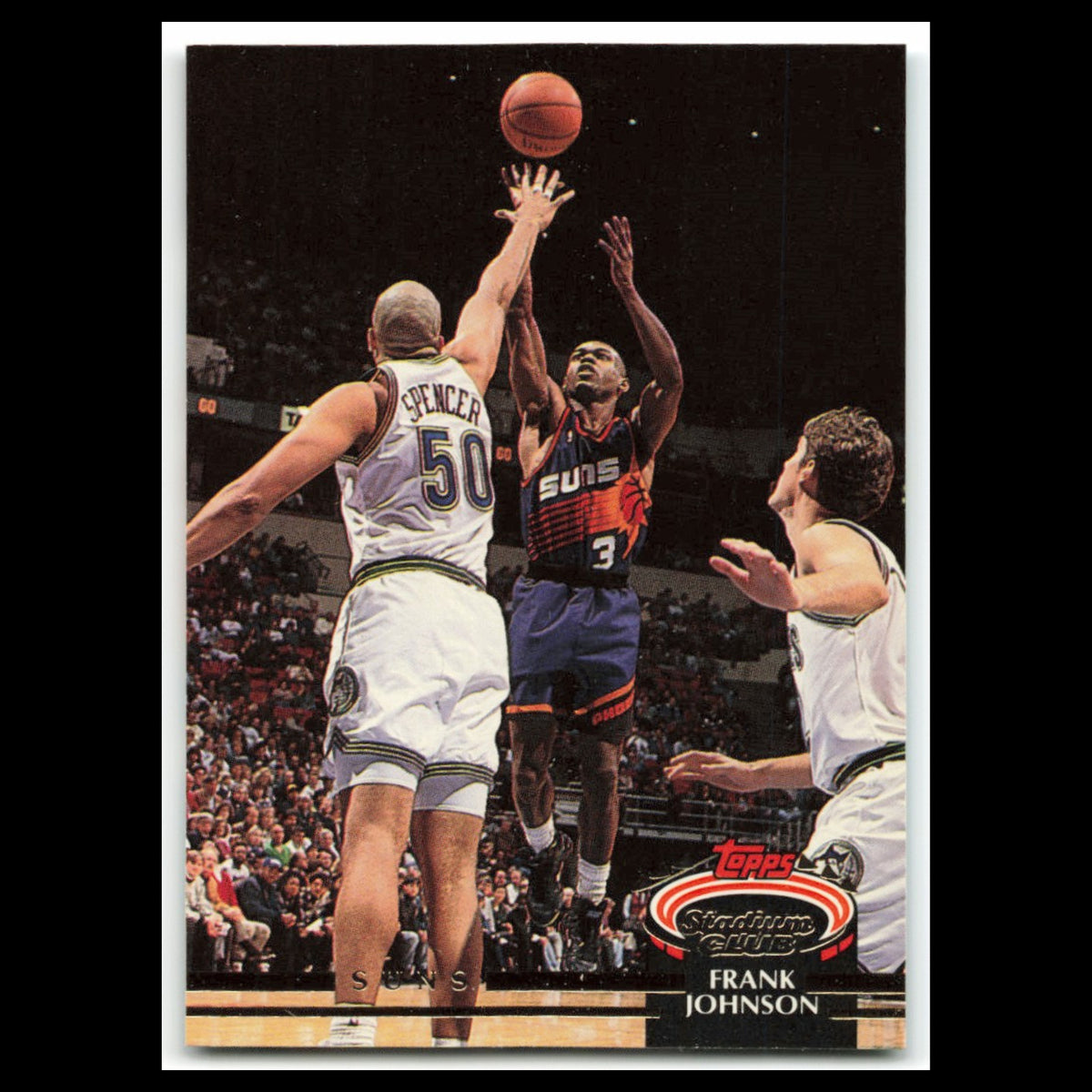 Frank Johnson #332 1992 Topps Stadium Club Phoenix Suns Basketball Card NBA NM