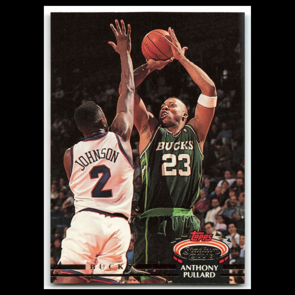 Anthony Pullard Rookie #321 1992 Topps Stadium Club Milwaukee Bucks Basketball