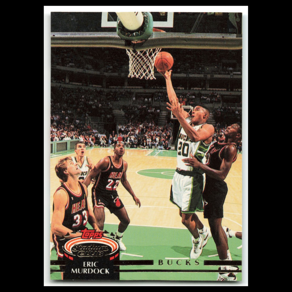 Eric Murdock #292 1992 Topps Stadium Club Milwaukee Bucks Basketball Card NBA NM
