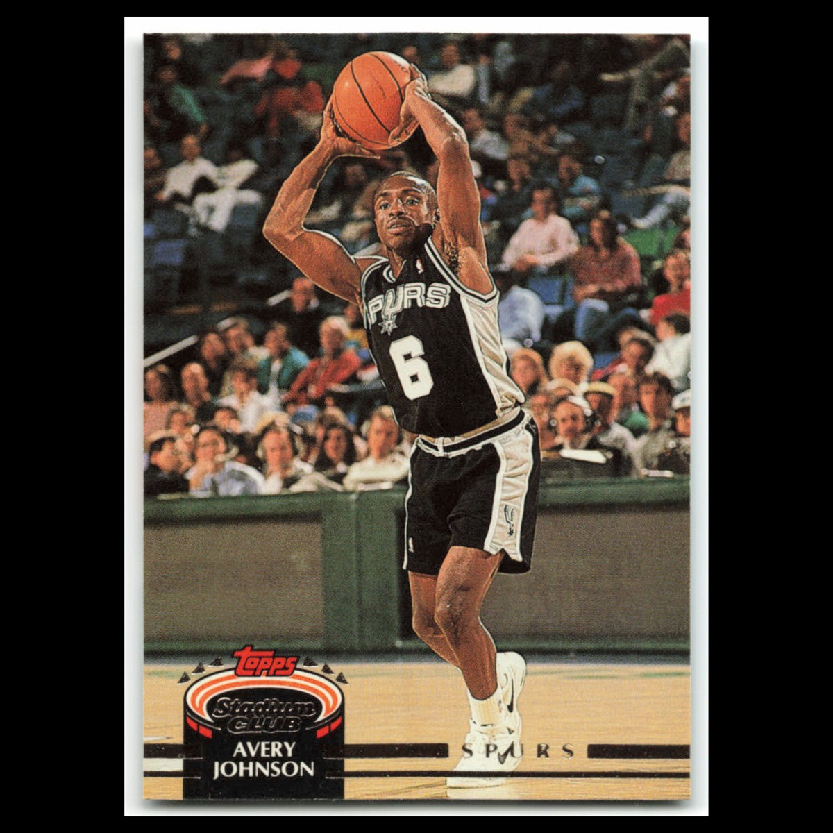 Avery Johnson #341 1992 Topps Stadium Club San Antonio Spurs Basketball Card NBA