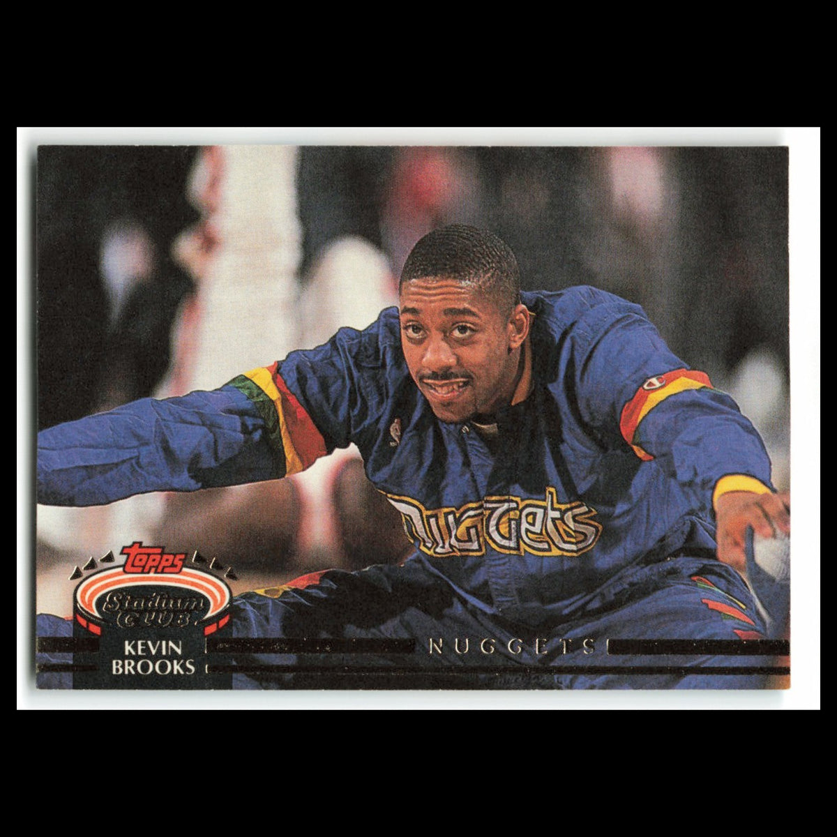 Kevin Brooks #215 1992 Topps Stadium Club Denver Nuggets Basketball Card NBA NM