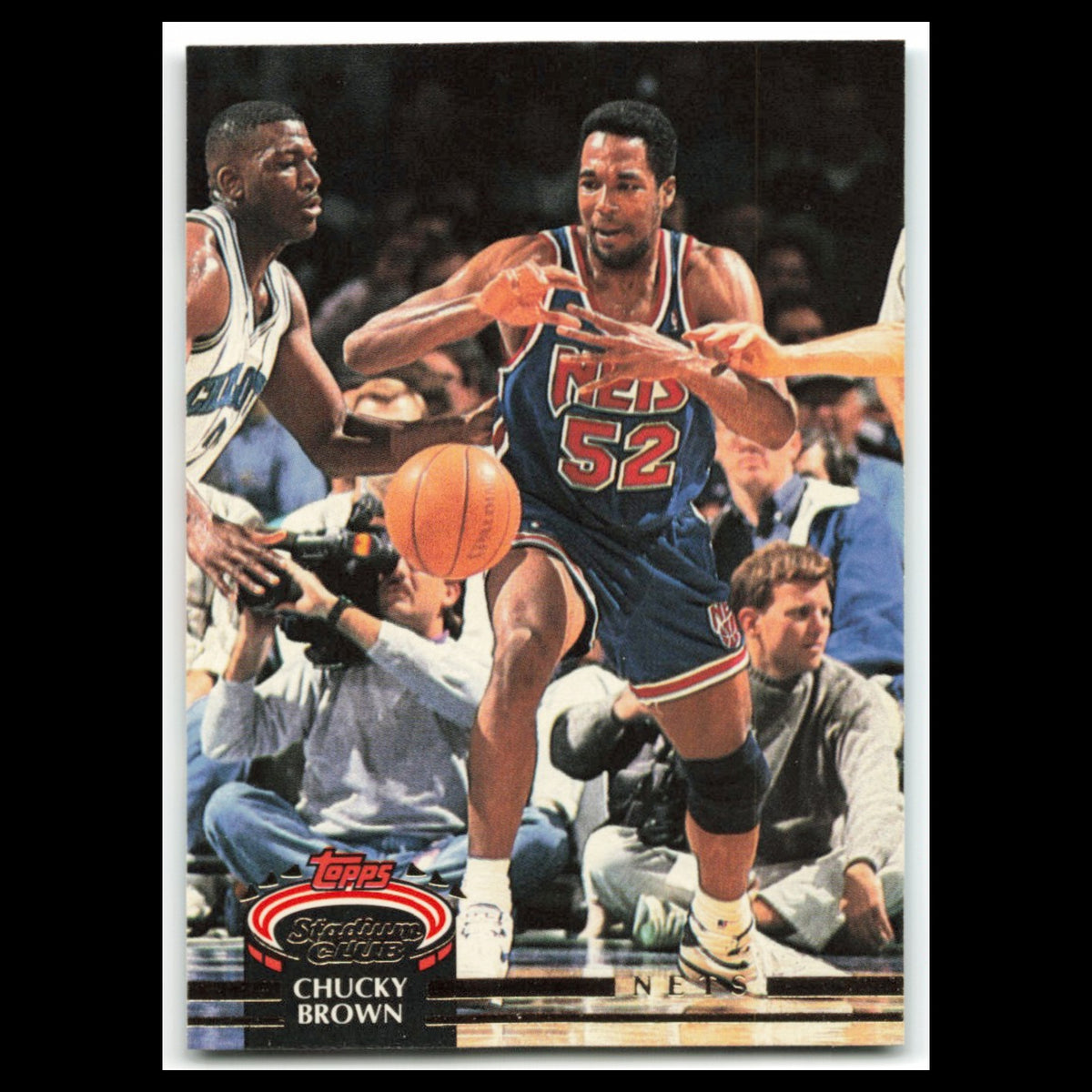 New Jersey Nets #NNO 1992 Topps Stadium Club New Jersey Nets Basketball Card NBA