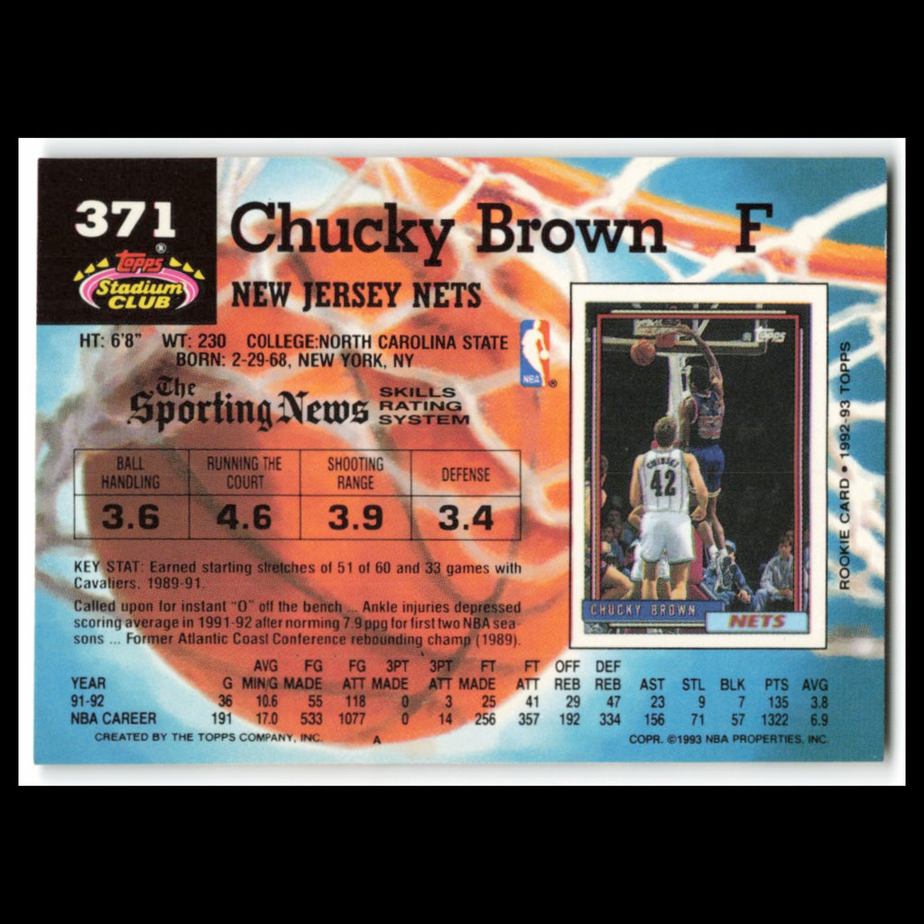 New Jersey Nets #NNO 1992 Topps Stadium Club New Jersey Nets Basketball Card NBA