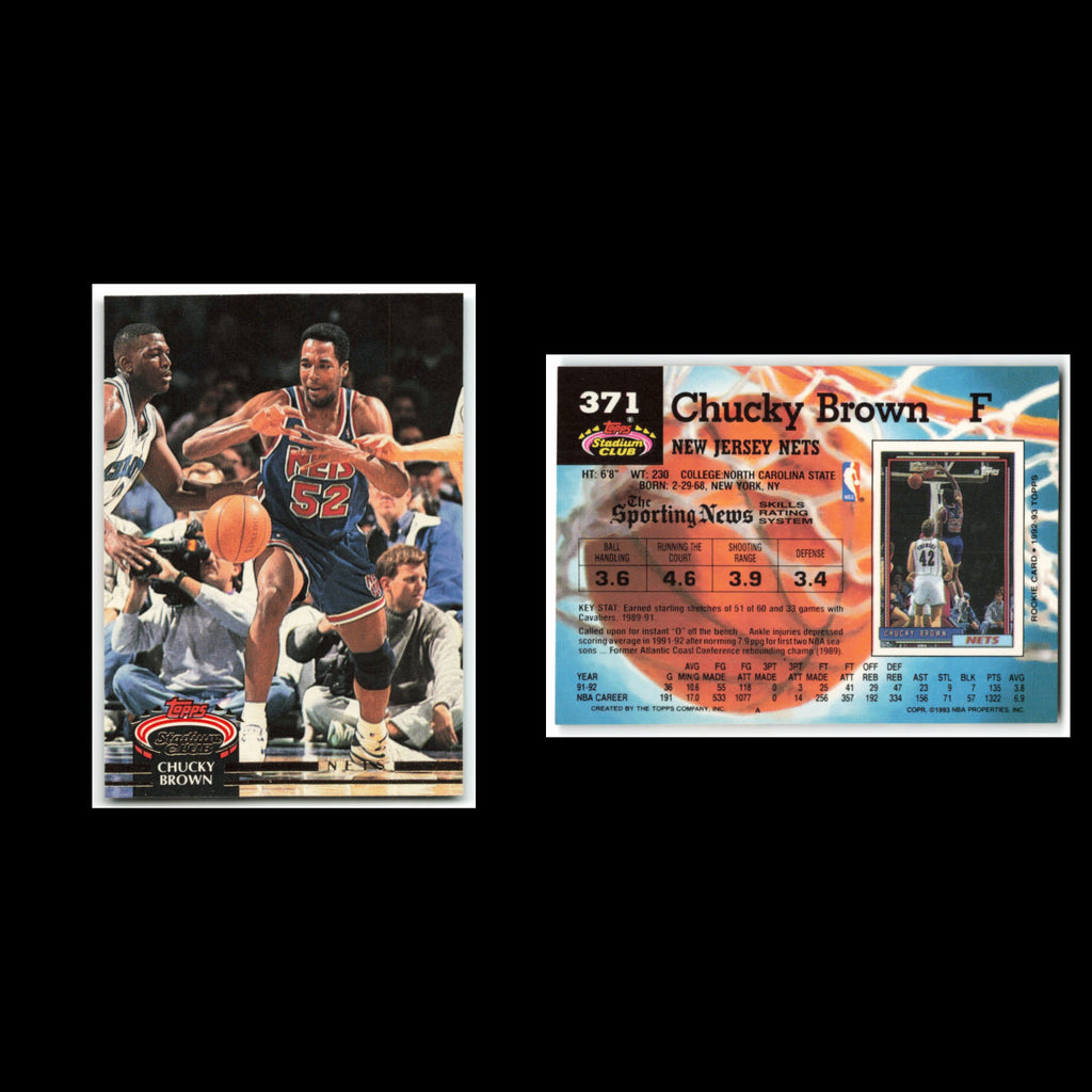 New Jersey Nets #NNO 1992 Topps Stadium Club New Jersey Nets Basketball Card NBA