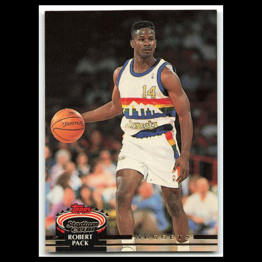 Robert Pack #268 1992 Topps Stadium Club Denver Nuggets Basketball Card NBA NM