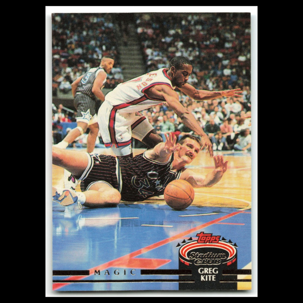 Greg Kite #313 1992 Topps Stadium Club Orlando Magic Basketball Card NBA NM
