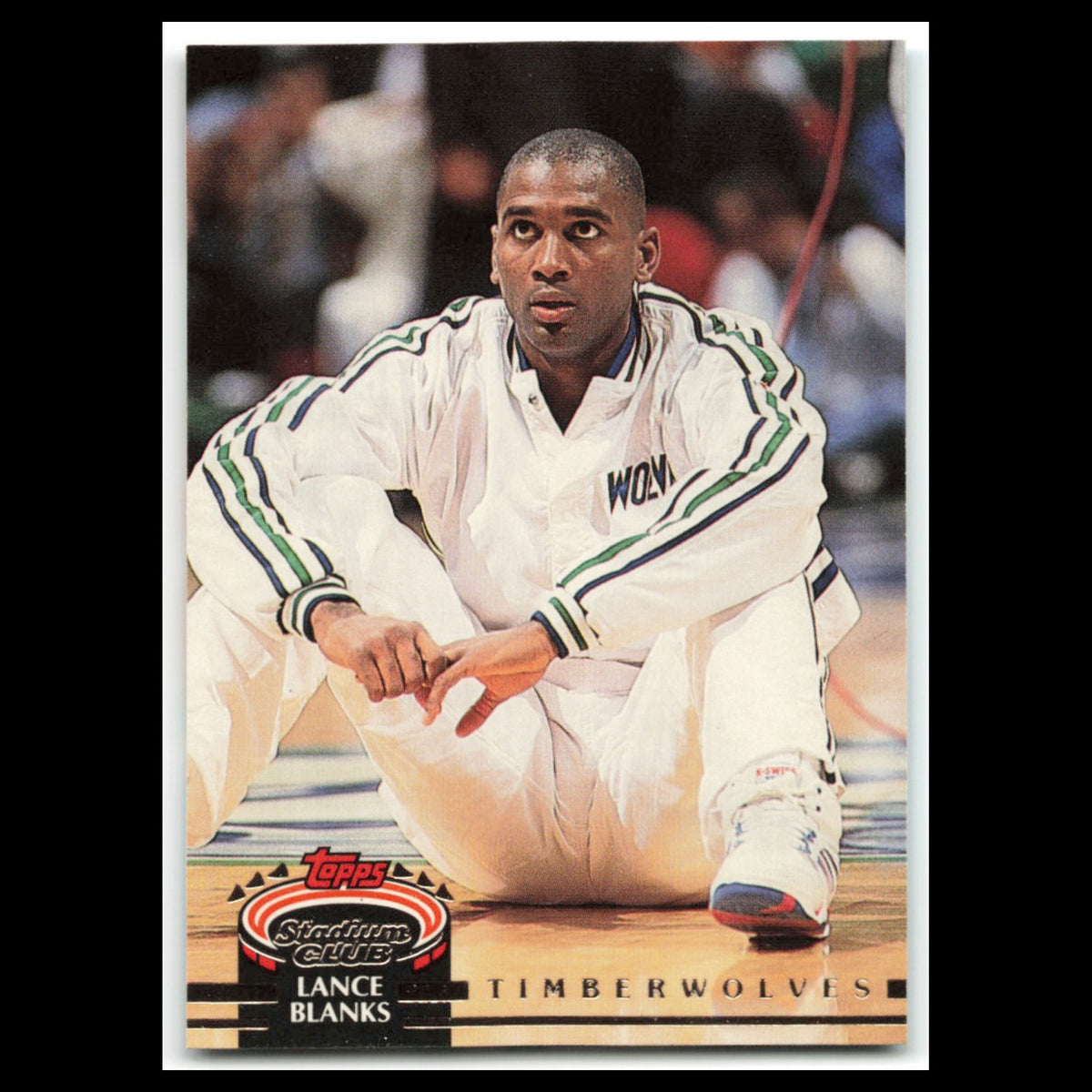 Lance Blanks #290 1992 Topps Stadium Club Minnesota Timberwolves Basketball Card