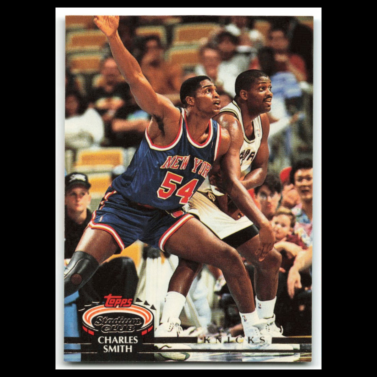 Charles Smith #214 1992 Topps Stadium Club New York Knicks Basketball Card NBA