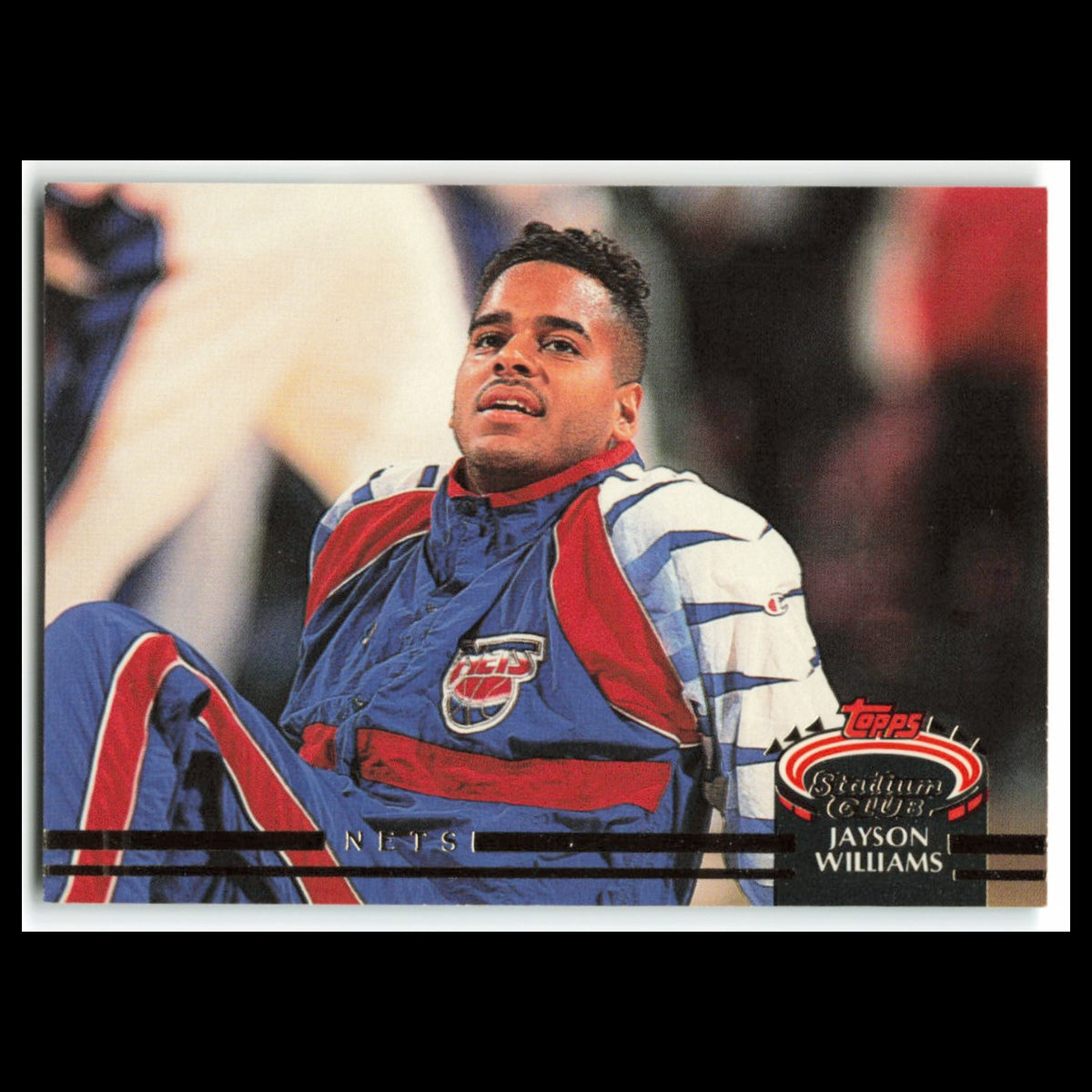 Jayson Williams #390 1992 Topps Stadium Club New Jersey Nets Basketball Card NBA