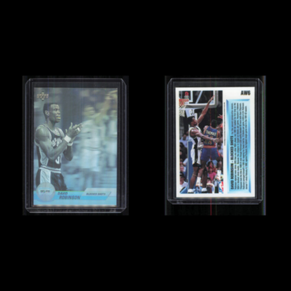David Robinson #AW6 1992 Upper Deck Award Winner Holograms San Antonio Spurs NBA