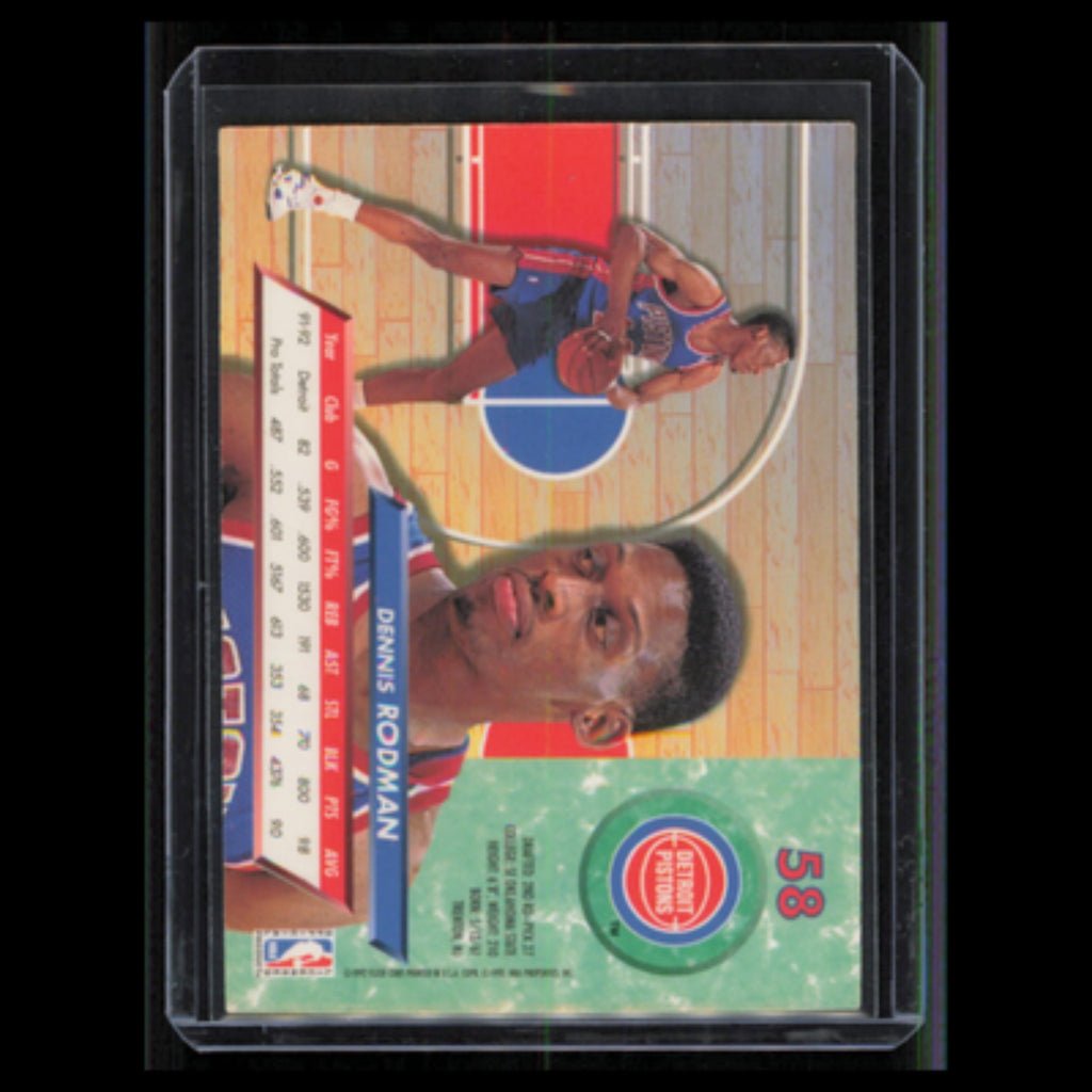 Dennis Rodman #58 1992 Ultra Detroit Pistons Basketball Card NBA NM