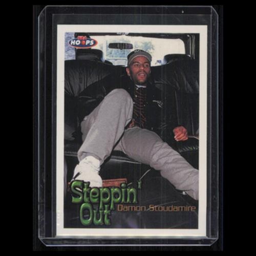 Damon Stoudamire #158 1998 Hoops Portland Trail Blazers Basketball Card NBA NM