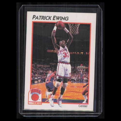 Patrick Ewing #26 1991 Hoops New York Knicks Basketball Card NBA NM