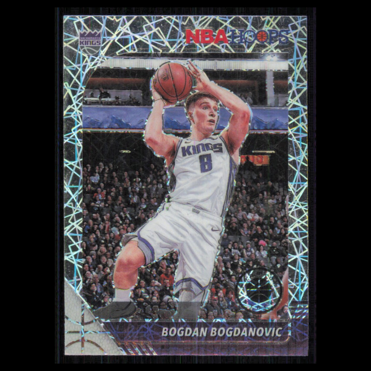 Bogdan Bogdanovic #168 2019 Hoops Premium Stock Lazer Sacramento Kings Card NBA